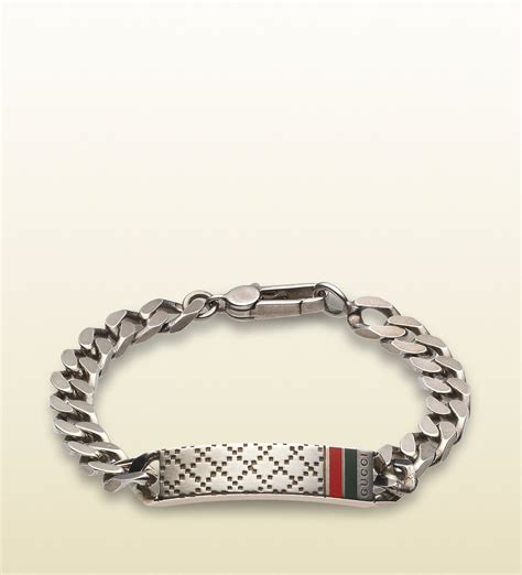 mens gucci jewlery|gucci silver jewelry for men.